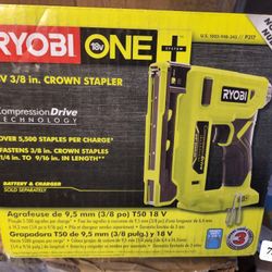 Ryobi One Crown Stapler Cordless