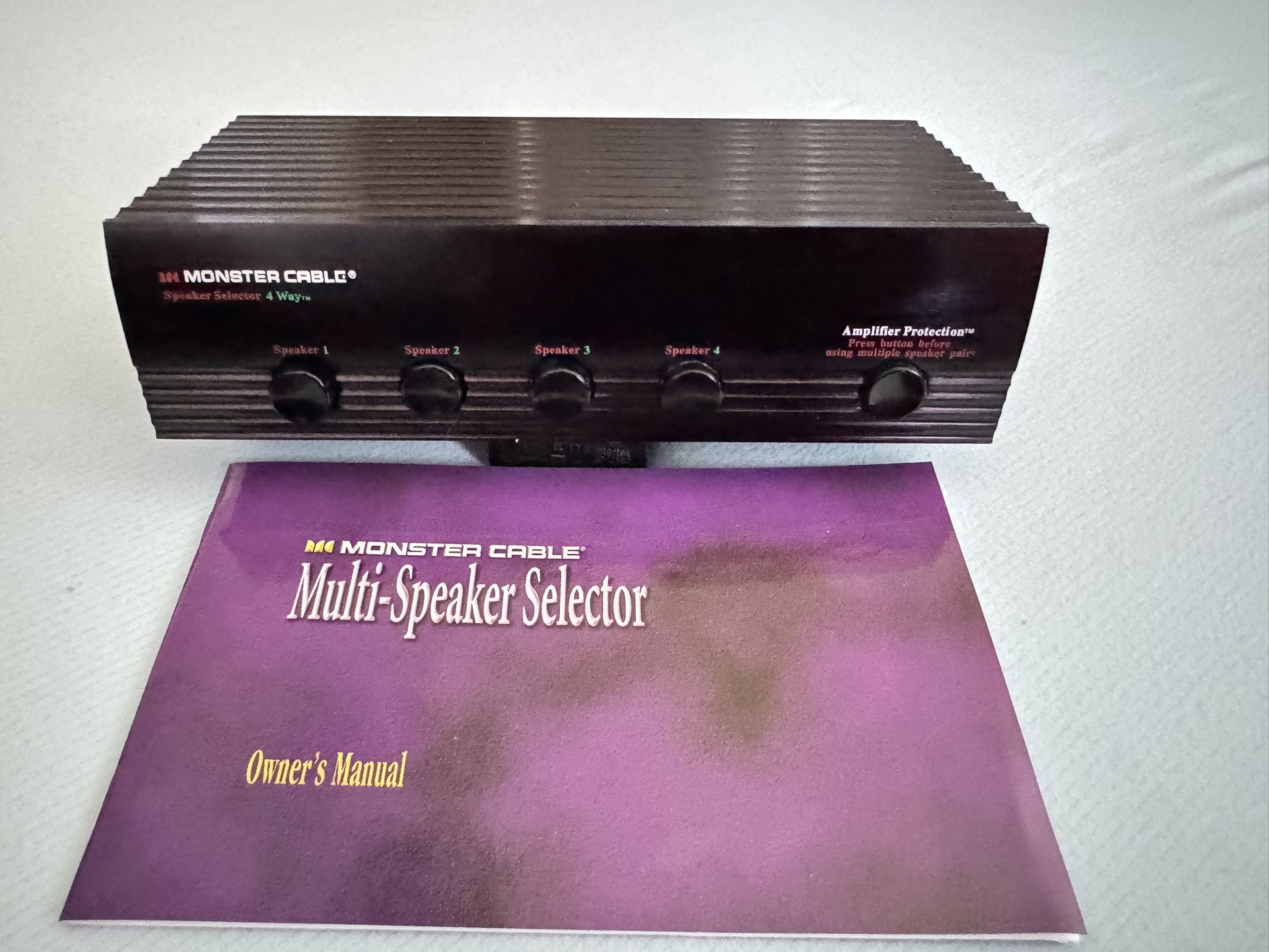 Monster cable multi speaker selector (Like New)