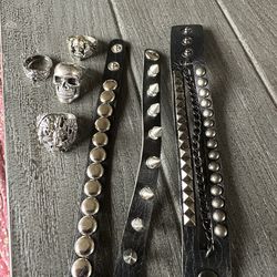 Punk Bracelets & Rings