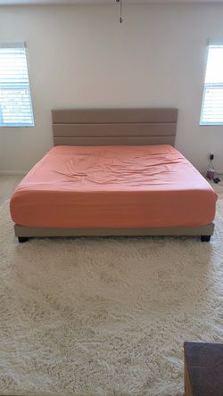 King size bed frame