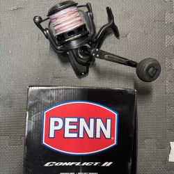 Fishing Reel Penn Conflict ll 7000 Long Cast