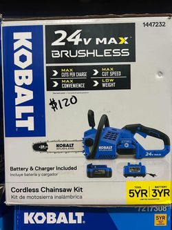 Kobalt Cordless Chainsaw Kit