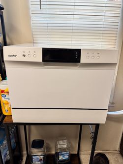 Comfee Countertop Dishwasher White