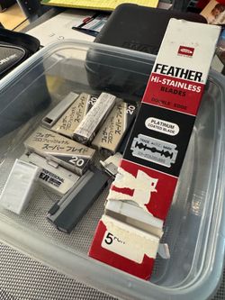 Razor Blades for Double Edge Safety Razor & Blades for Straight Razors