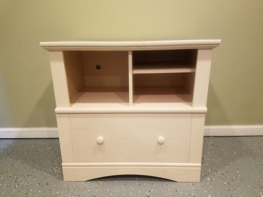 Printer Table, Cream Color