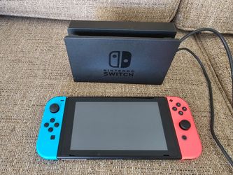 Switch, pick up only, with animal crossing and ringfit adventure game card