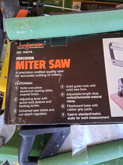 Jorgensen no 64016 precision miter saw