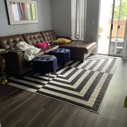 Ashley Leather Sectional 
