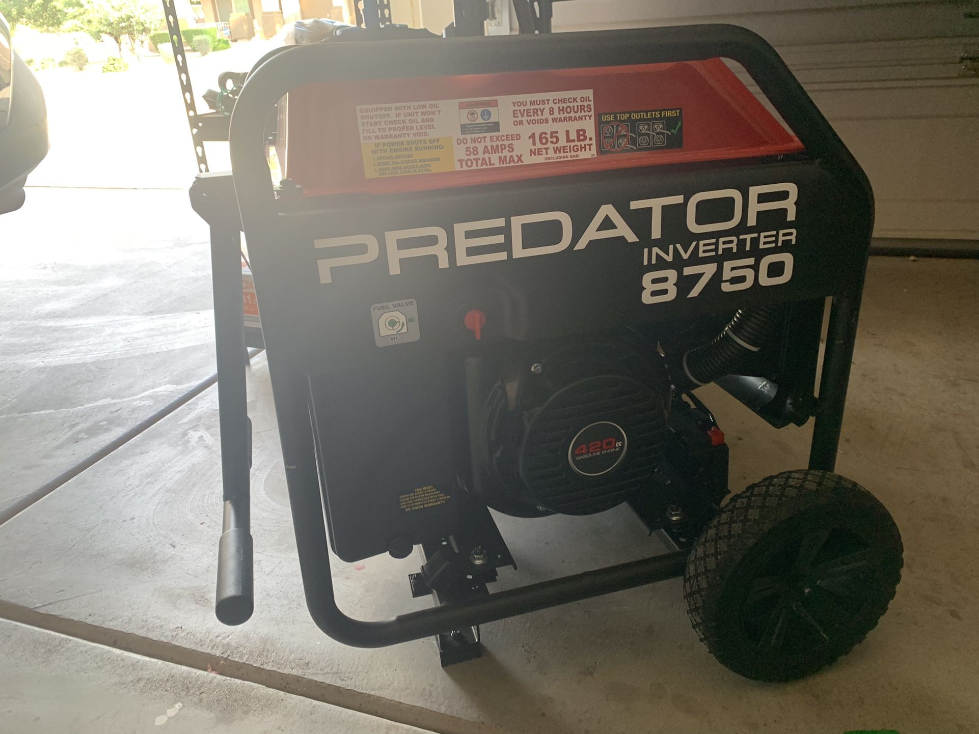Predator 8750 Inverter Generator