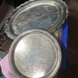 Two Serving Trays