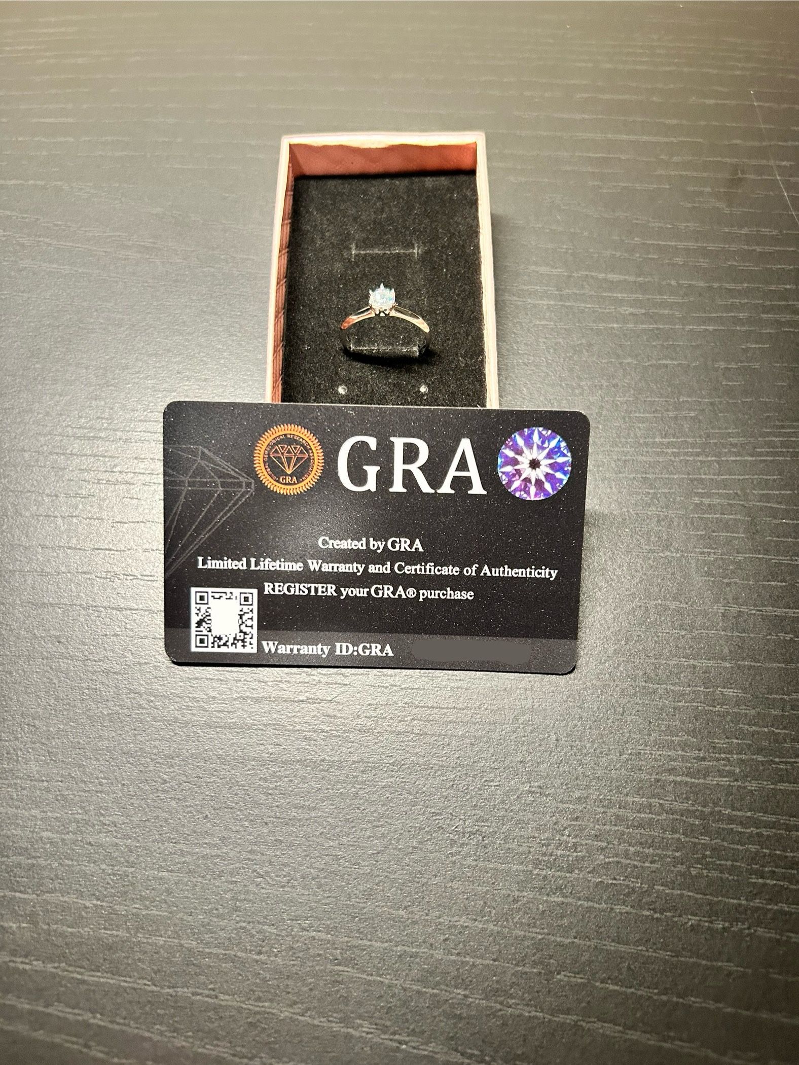 Moissanite Diamond Ring