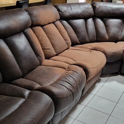 Brown Sofa Sectional, 5-piece Sectional