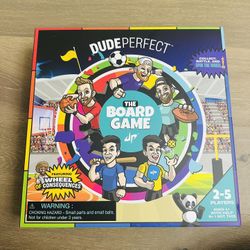 Dude Perfect The Board Game: Skills & Action Game, for All Ages, 5 Player Game