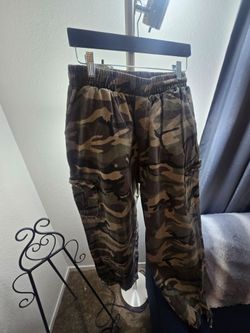 Camouflage cargo pants