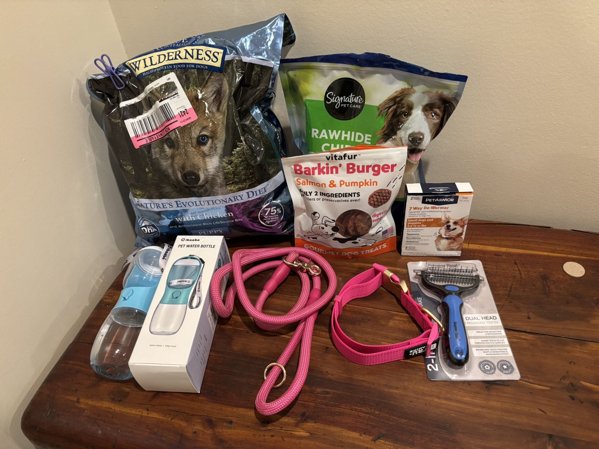 Dog Food, Crate Etc