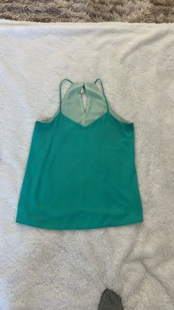 Express Elegant Green Spaghetti Strap Top Size M