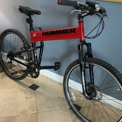 Authentic And Rare. GM  - Hummer Folding 24 Speed Mountain Bike (not Electric)