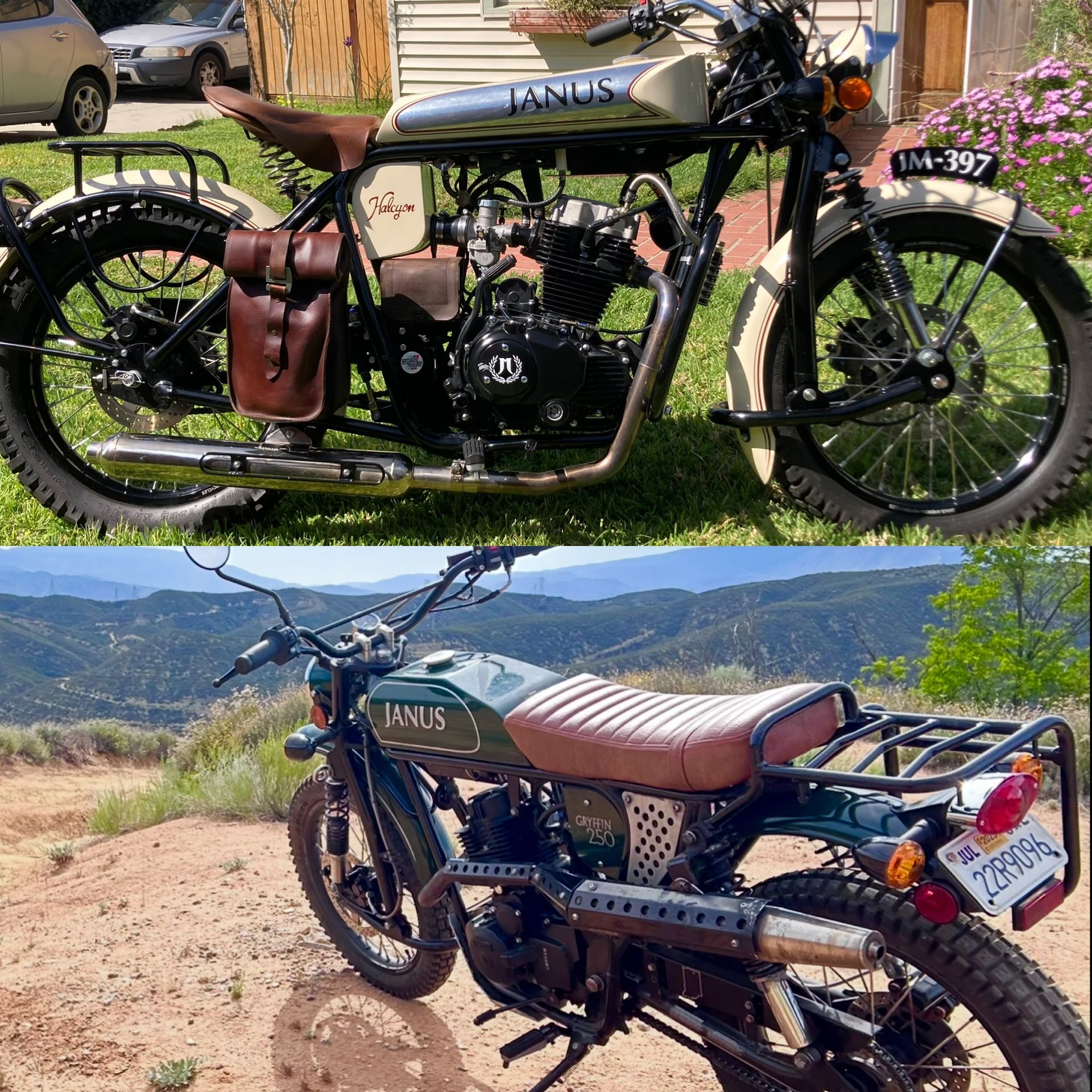 Two Janus Motorcycles
