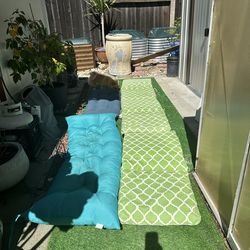 Free chair and bench cushions