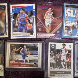Nba Lot Of 8 - Saddiq Bey rookie card Kenyon Martin Slam karl anthony towns Primo Rc pokuševski rc Luka Kuminga Rc Zaire Williams Rc