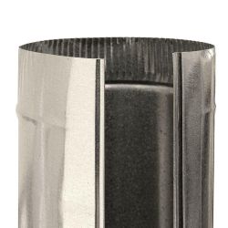 6 in. x 5 ft. Round Metal Duct Pipe