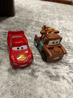 Disney Pixar Cars Track Talkers Mater and Lightning McQueen