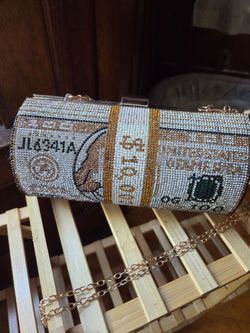 Gold Bling Money Purse