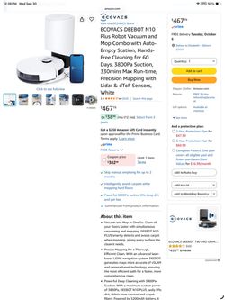 DEEBOT N10 PLUS white
