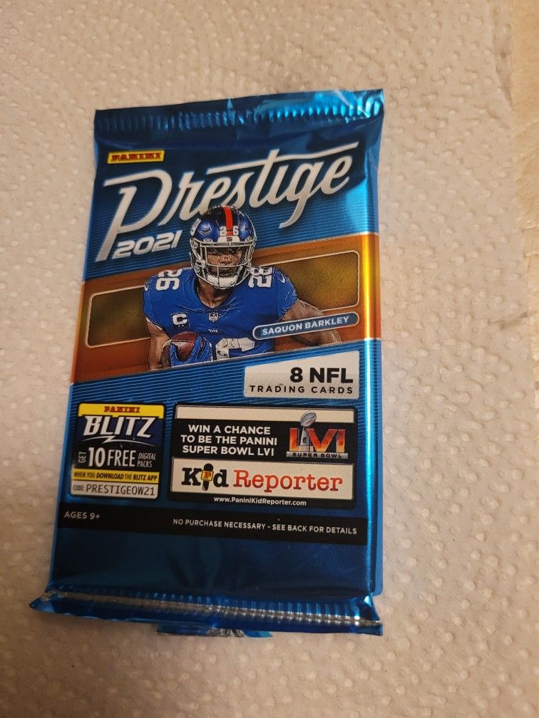 Prestige 2021 NFL Packs Only Sold By Each Pack Please!