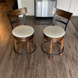 360 Turning Bar Stools - Ashley Furniture