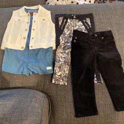 Girls 2t Seven Jeans And Romper W Vest