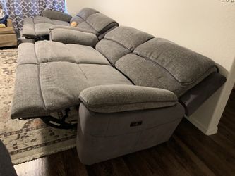 Set Of Electronic Recliner Couches