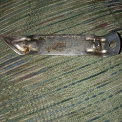 Vintage Ekco Bottle Opener Arcuate Profile Can Tapper Metal Chicago Advertising!! OBO!! 