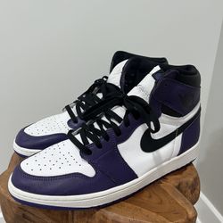 Nike Air Jordan 1 Retro OG High Court Purple 2.0 555088-500 Size 13 