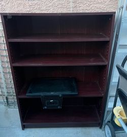 Commercial executive cherry wood shelf heavy duty