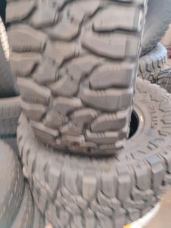 New set of tires 33 1250 15 Lt aplus Mt