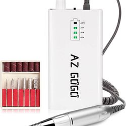 Portable Nail Drim Machine AZ RECHARGABLE 30000 RPM
