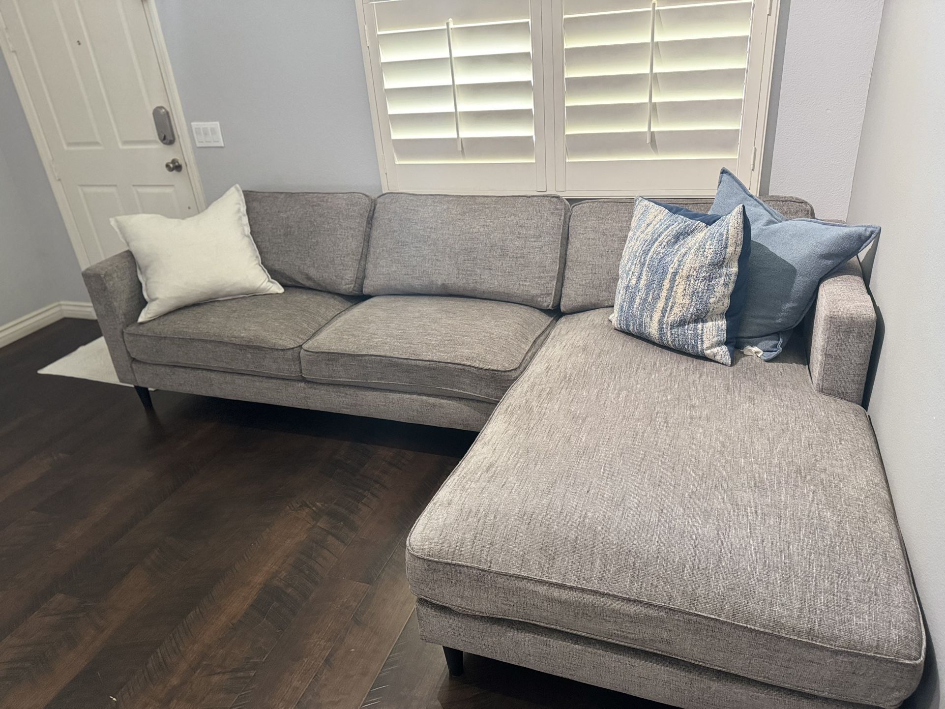 gray color Sectional Couch