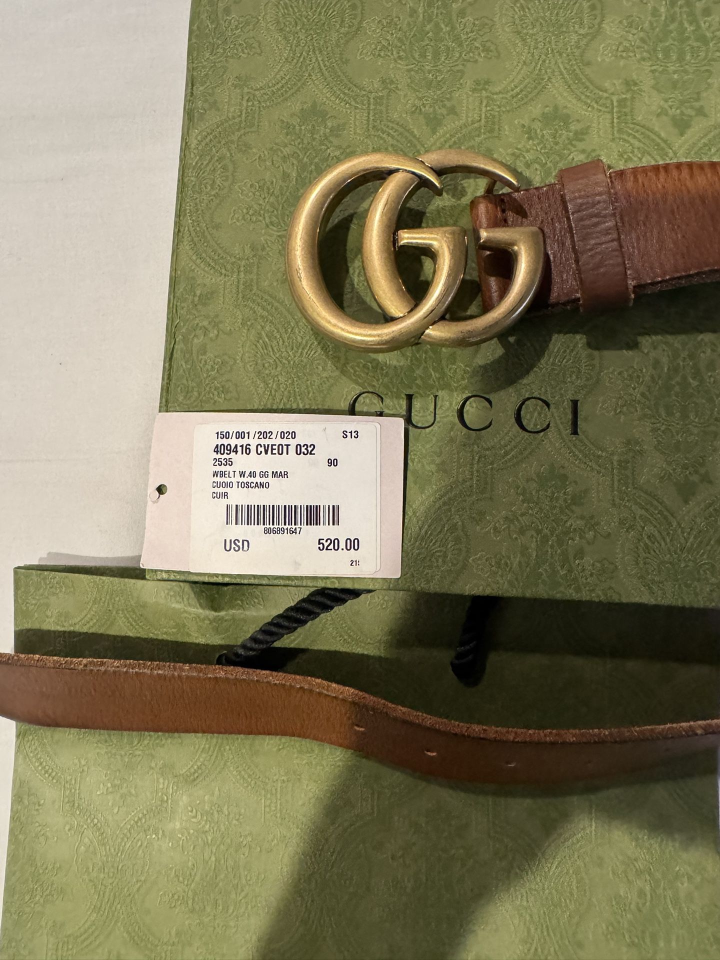 Men’s  Gucci Belt 