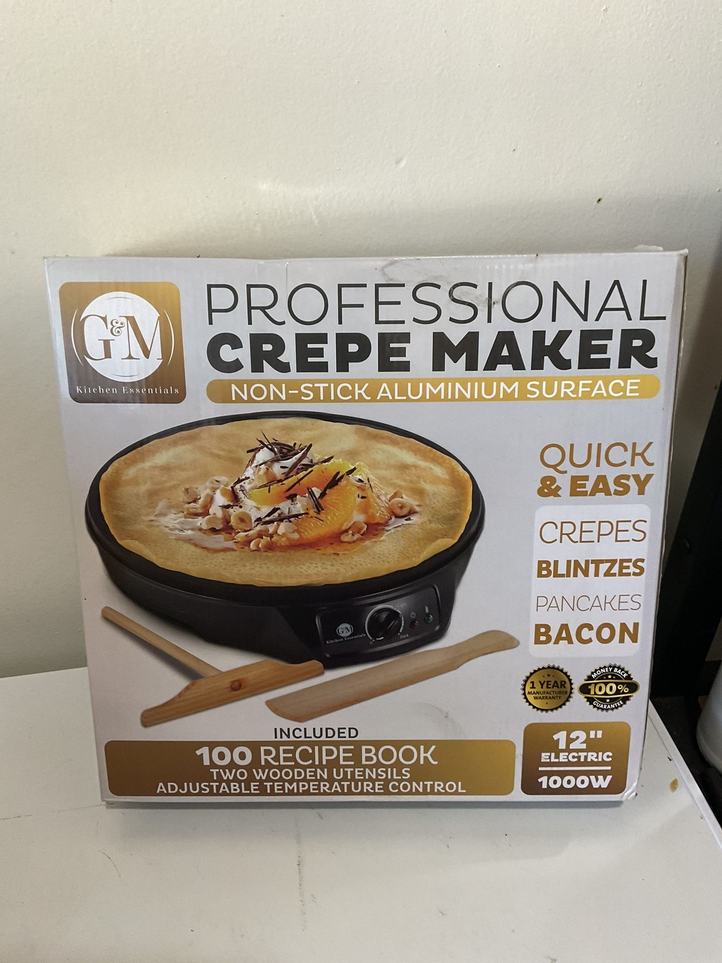 NEW Professional Crepe Griddle – Still in Box
