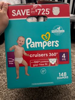 Pampers Cruisers 360 Size 4 Diapers 148 Count
