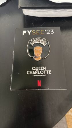 Queen Charlotte Tv Show Commemorative Pin 