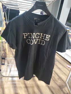 WOMEN'S TSHIRT SZ M Pinche COVID
