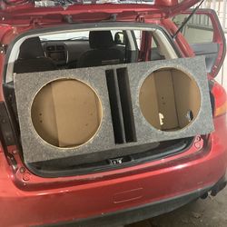 Prefab sub box for two 15s