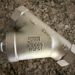 Zurn Wilkins 1-1/2 in. SXL Cast Bronze Wye Type Strainer, Lead Free 