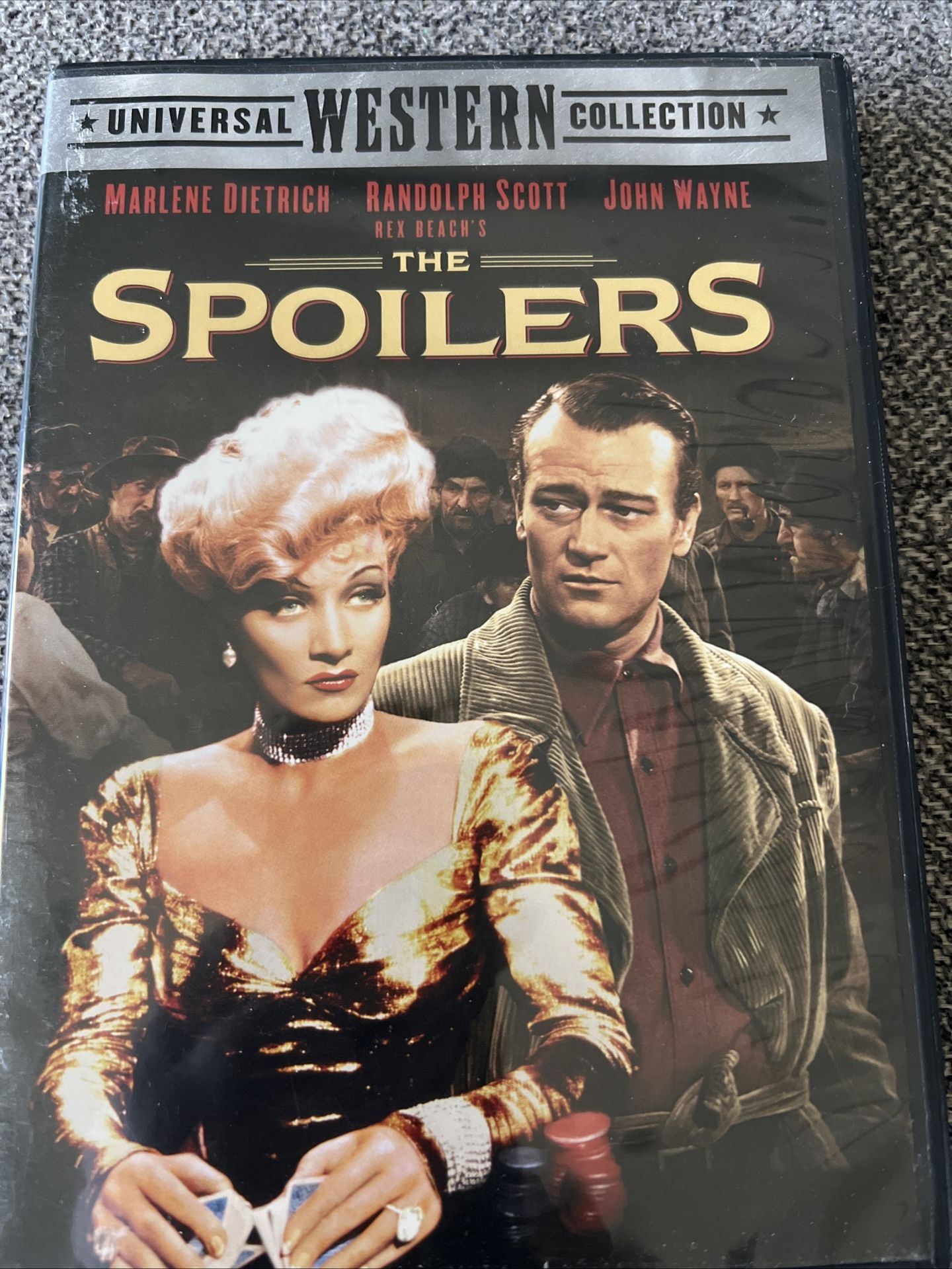 Classic Western DVD 1942 John Wayne & Marlene Dietrich In The Spoilers