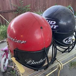 Giant Helmets For Man Cave Or Bar 