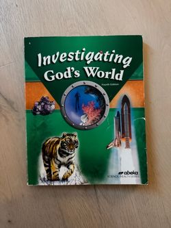 Abeka 5th grade Science textbook—Investigating God’s World