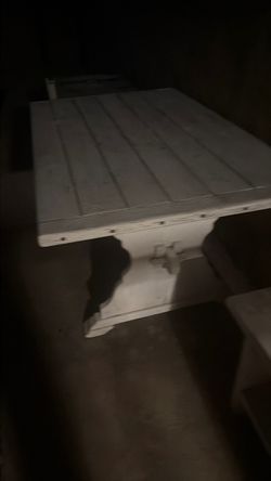 White Vintage Table