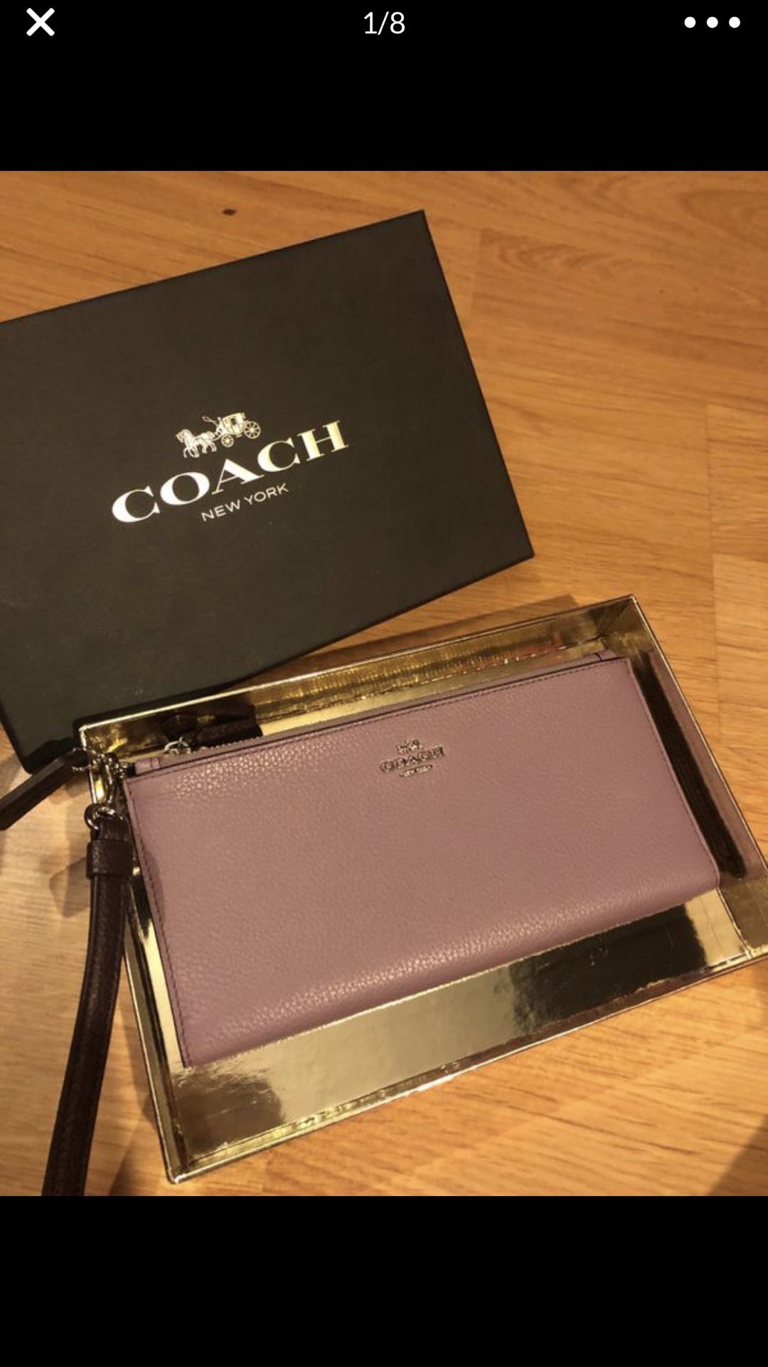 Authentic coach wallet/purse